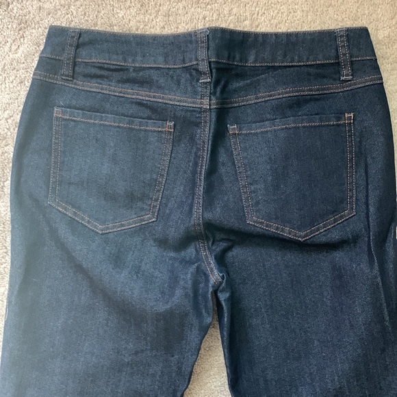 CAbi Jeans #203A Dark Wash Blue Denim Boot Cut Stretch Mid-Rise - Size 6 - NWOT - Picture 7 of 10